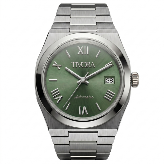 Élan Argent Steel Olive Dial