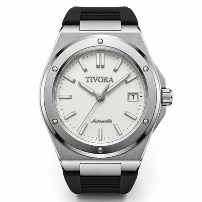 Vertex Argent Steel Frost Dial Rubber