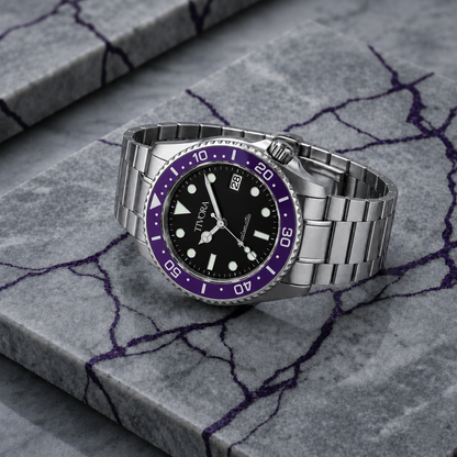 EQUINOX Two Tone Steel Onyx Dial