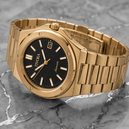 Vertex Aurelius Steel Onyx Dial