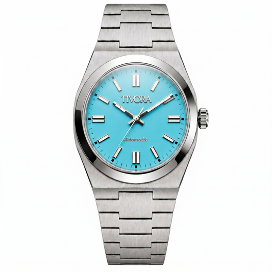 Échelon Argent Steel Azure Dial