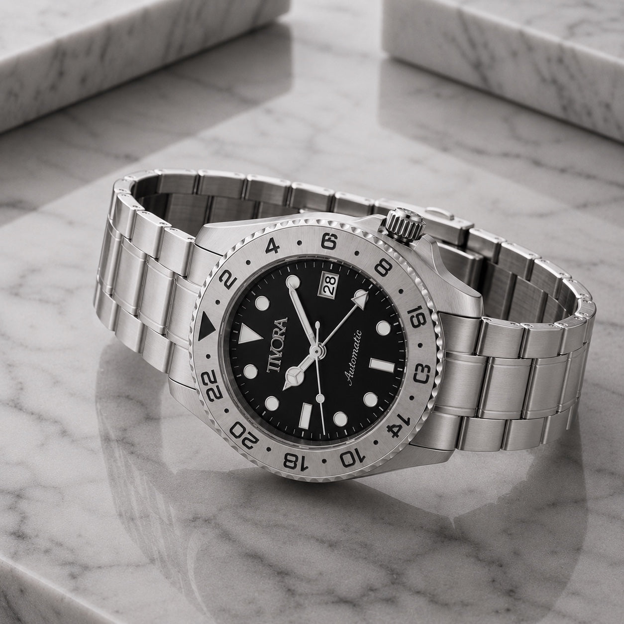 Meridian Argent Steel Grey Dial