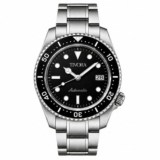 EQUINOX Argent Steel Diver Dial