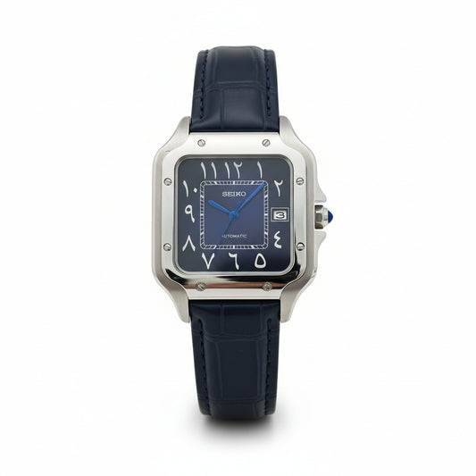 SANTOS MOD ARABIC BLUE DIAL