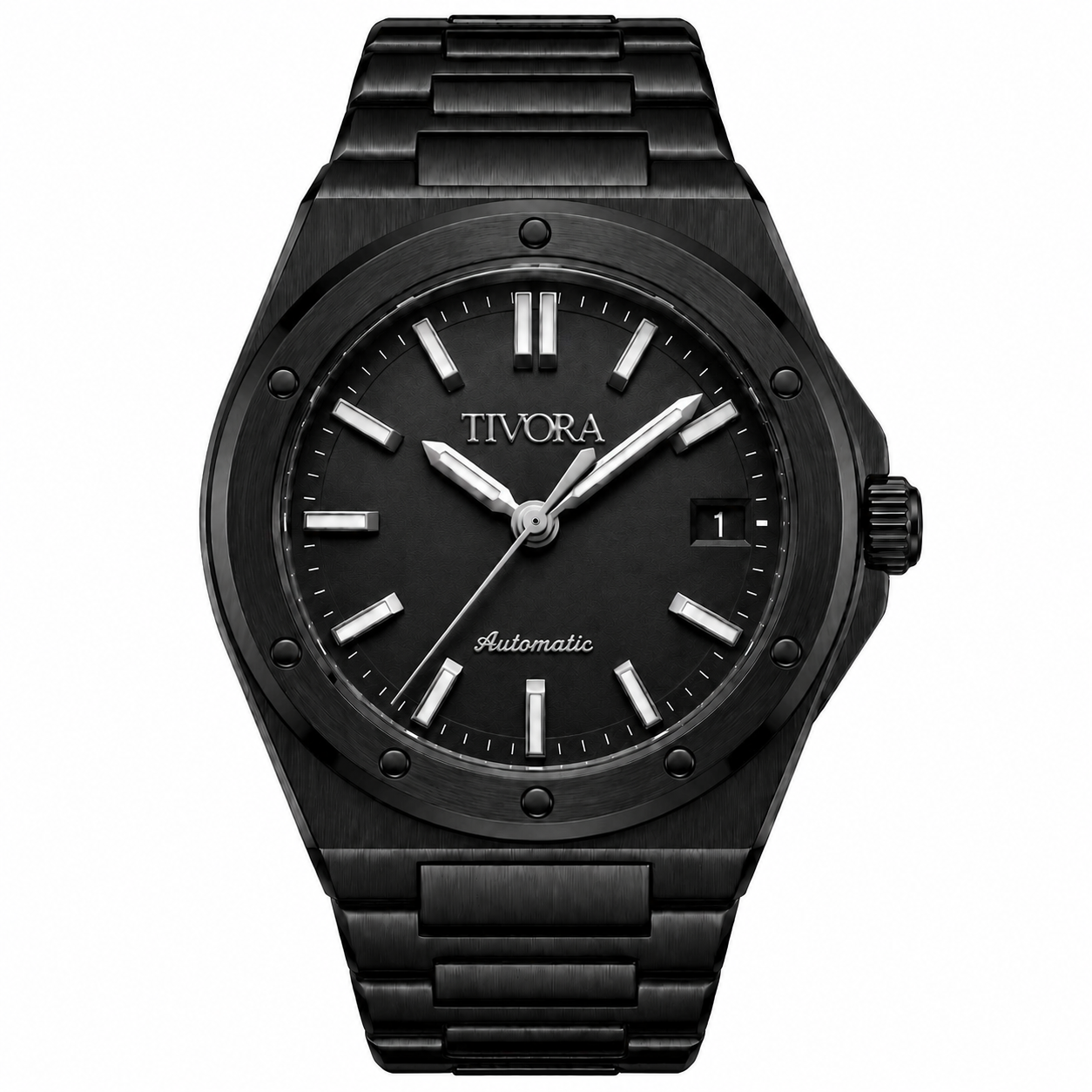 Vertex Argent Steel Onyx Dial