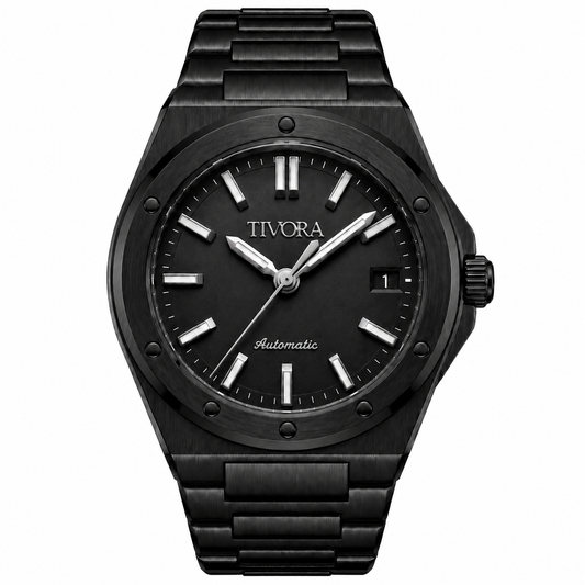 Vertex Argent Steel Onyx Dial
