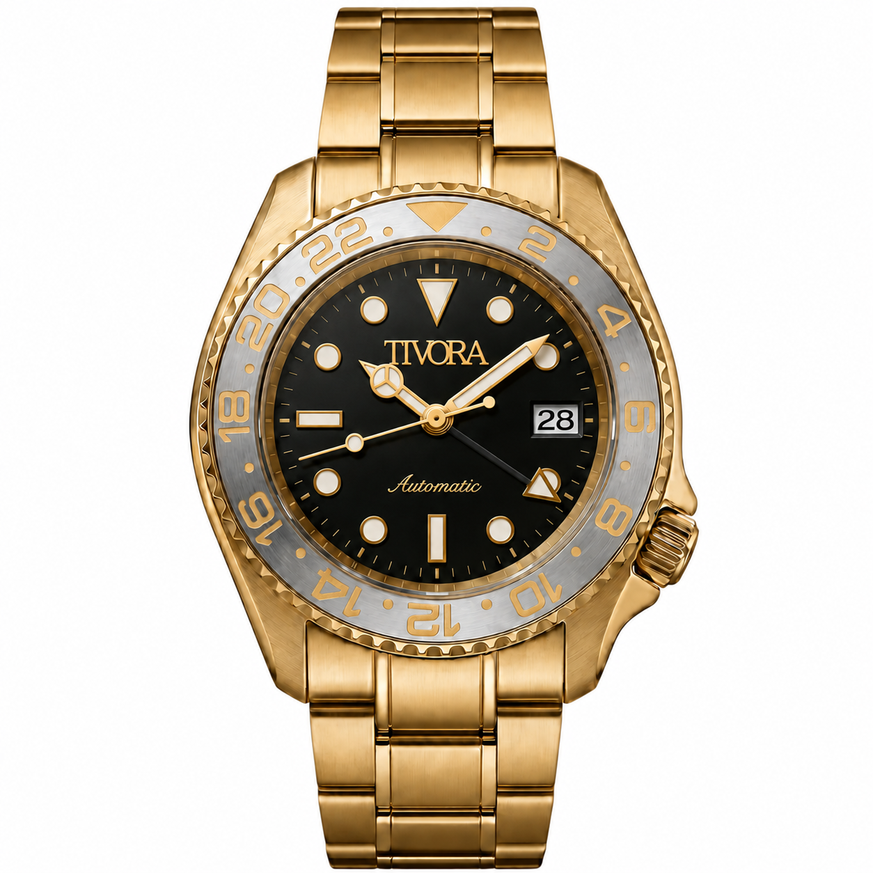 Meridian Argent Steel Gold Dial