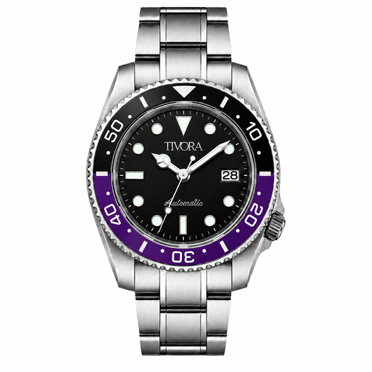 EQUINOX Two Tone Steel Onyx Dial