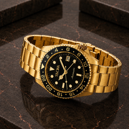 Meridian Aurelius Steel Onyx Dial