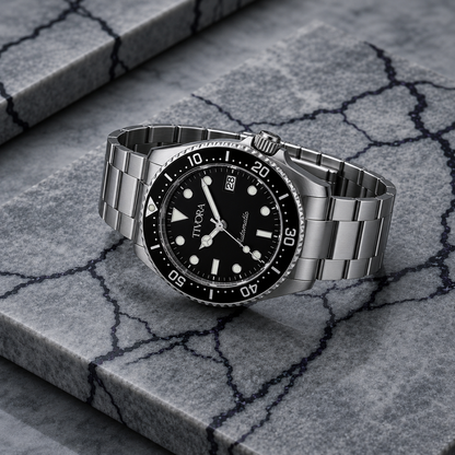 EQUINOX Argent Steel Diver Dial