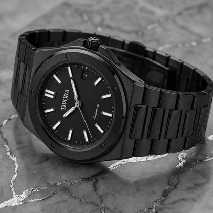 Vertex Argent Steel Onyx Dial