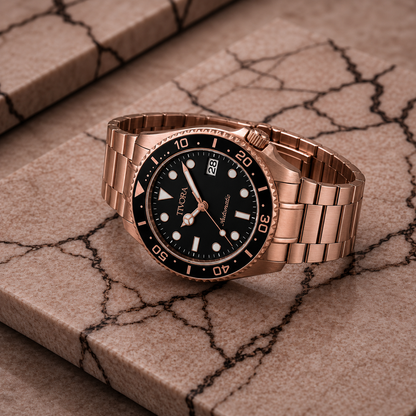 EQUINOX Rose Steel Diver Dial