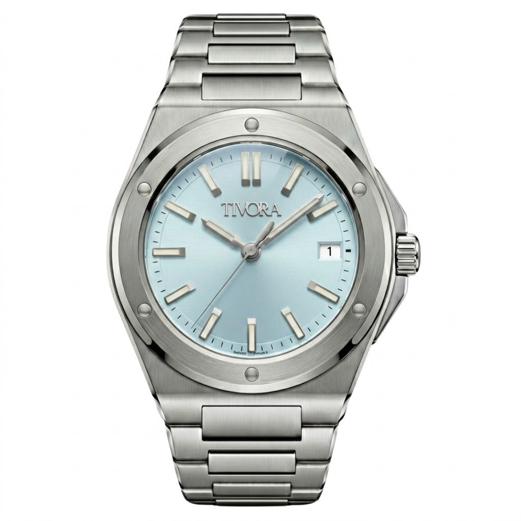 Vertex Argent Steel Sky Dial