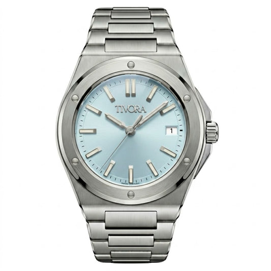 Vertex Argent Steel Sky Dial
