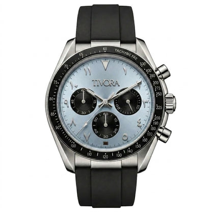 Veyron Argent Steel Ice Dial Rubber