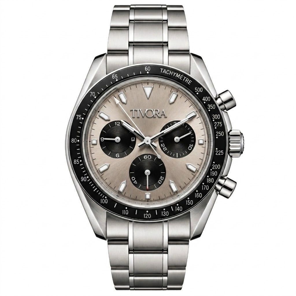 Veyron Argent Steel Champagne Dial