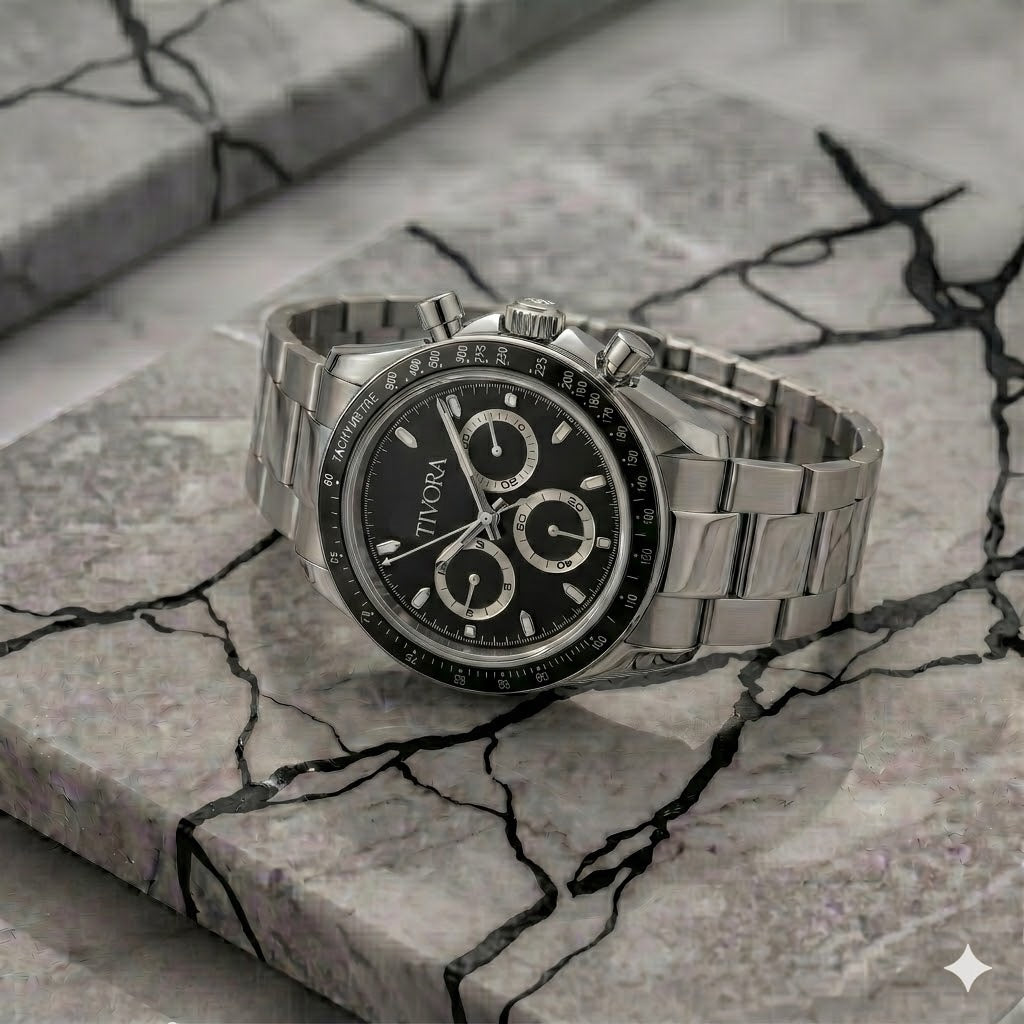 Veyron Argent Steel Onyx Dial