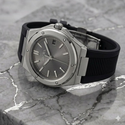 Vertex Argent Steel Grey Dial Rubber