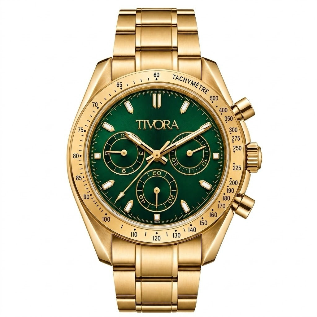Veyron Aurelius Steel Emerald Dial