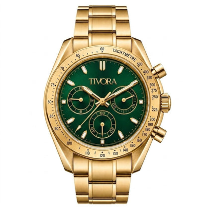 Veyron Aurelius Steel Emerald Dial