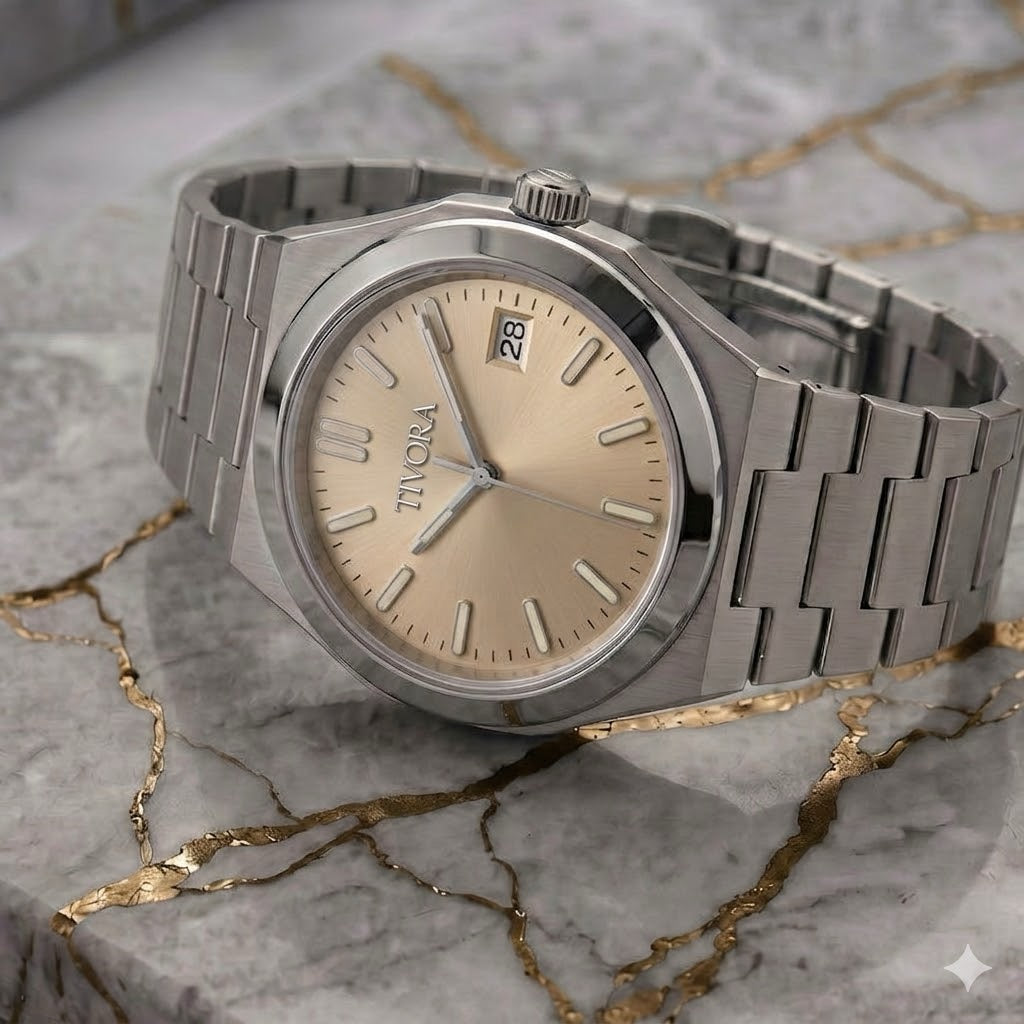 Élan Argent Steel Champagne Dial