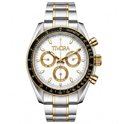 Veyron Two Tone Steel Frost Dial