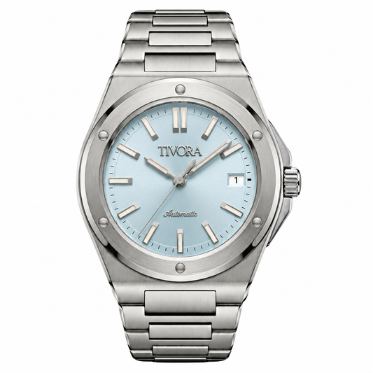 Vertex Argent Steel Sky Dial