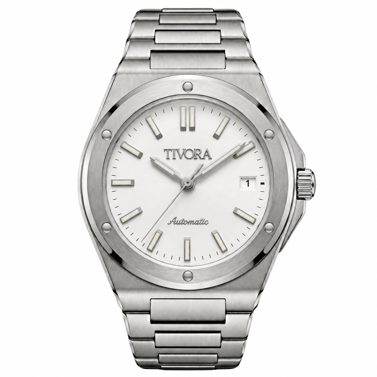 Vertex Argent Steel Frost Dial