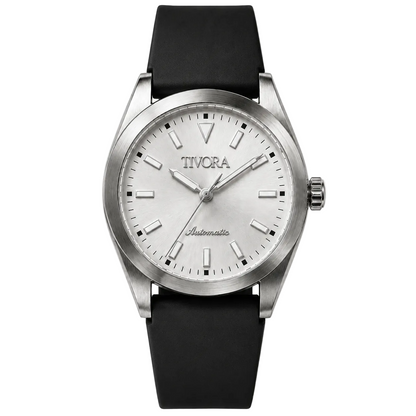 Marinex Argent Steel Frost Dial Rubber