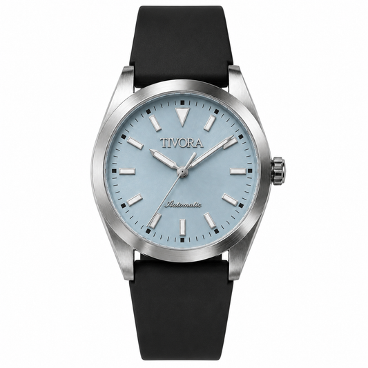 Marinex Argent Steel Pop Azure Dial Rubber