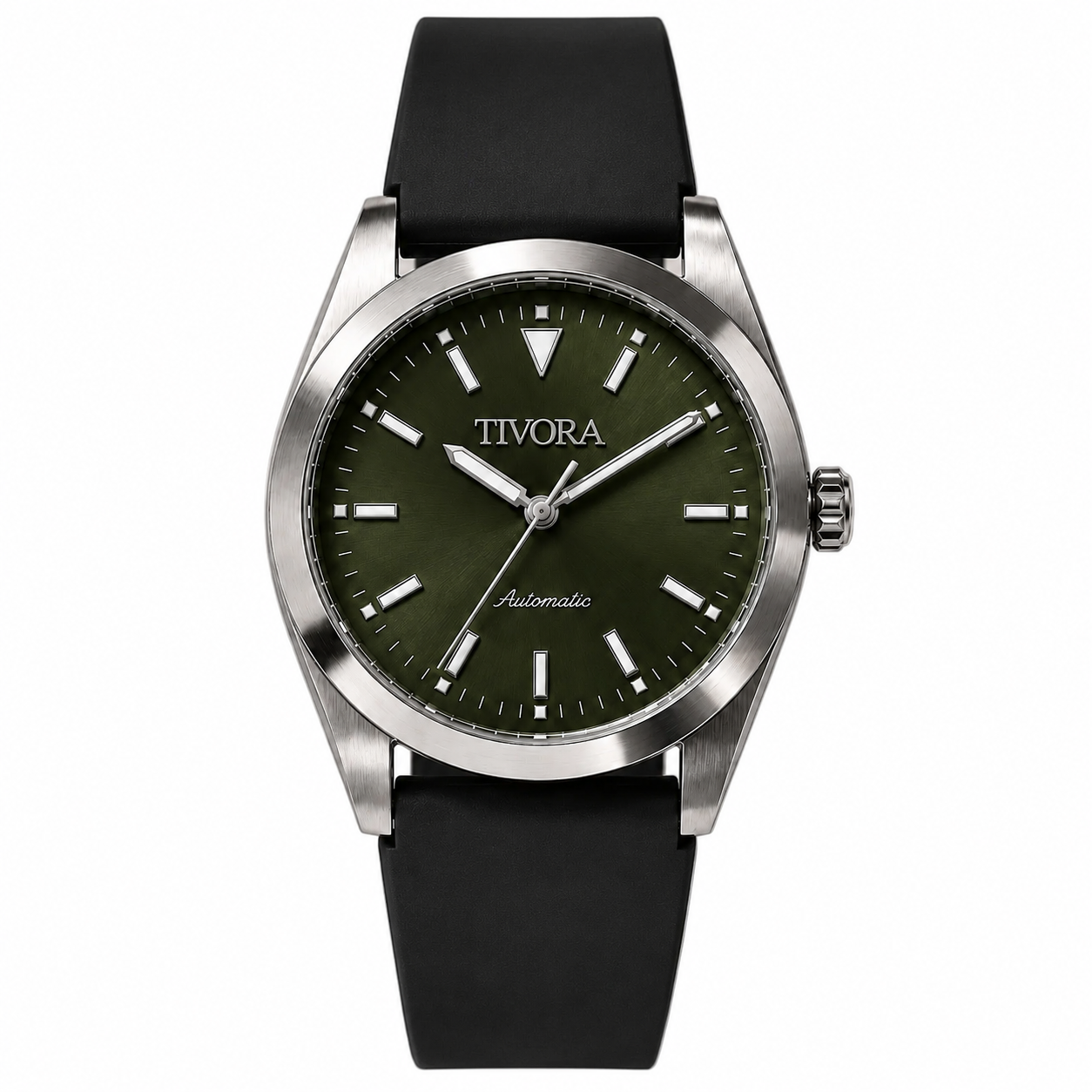 Marinex Argent Steel Race Emerald Dial Rubber