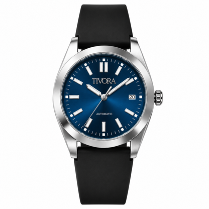 Marinex Argent Steel Deep Azure Dial Rubber