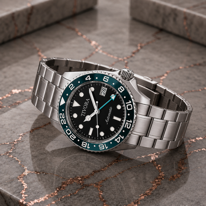 Meridian Argent Steel Light Azure Dial