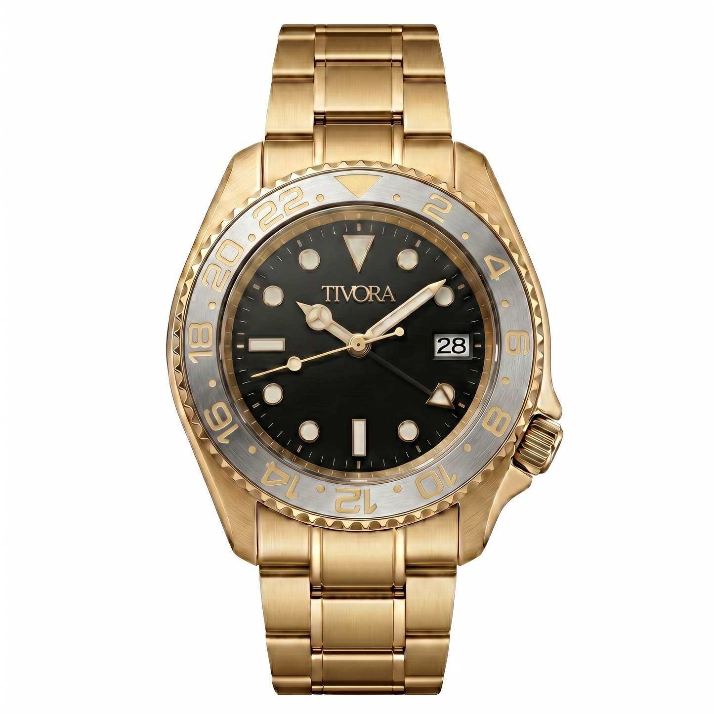 Meridian Argent Steel Gold Dial