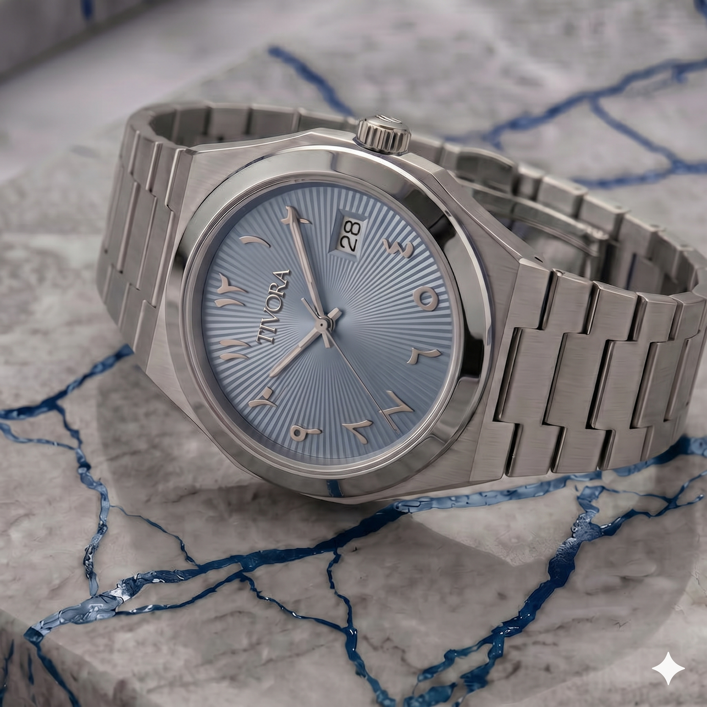 Élan Argent Steel Ice Dial