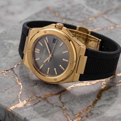 Vertex Aurelius Steel Azure Dial Rubber