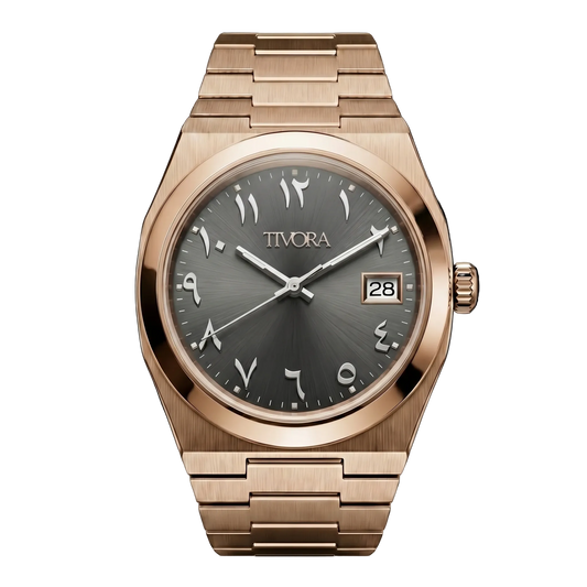 Élan Rose Steel Grey Dial