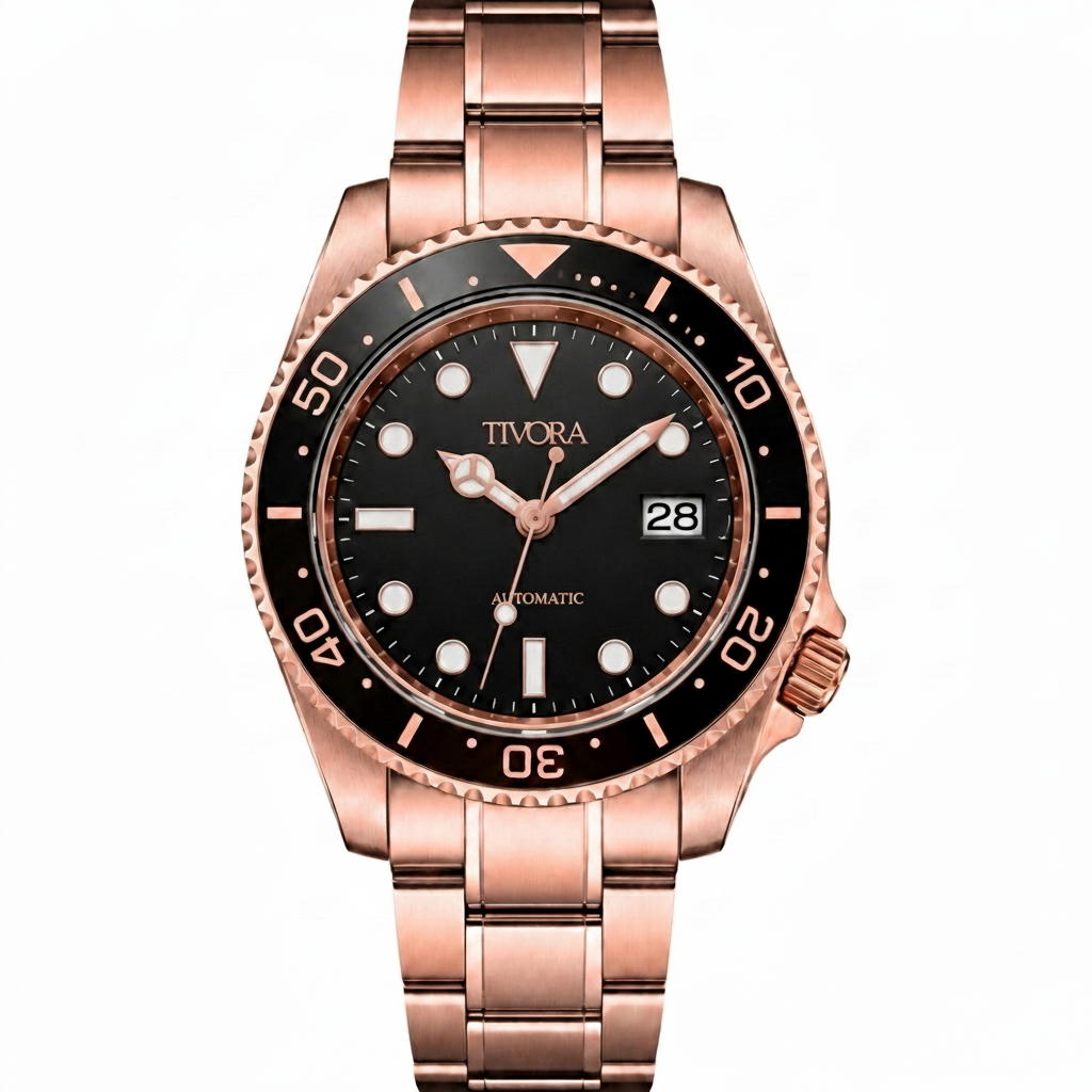 EQUINOX Rose Steel Diver Dial