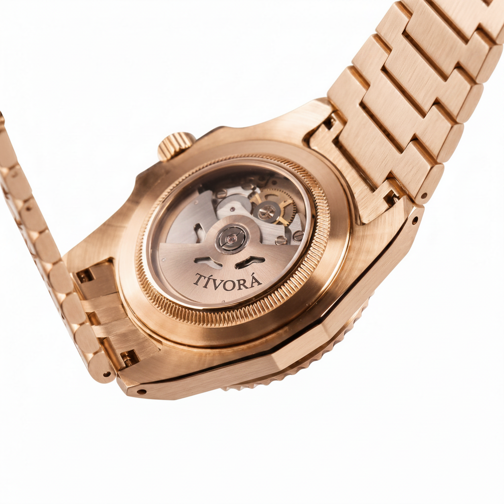 Vertex Rose Steel Champagne Dial