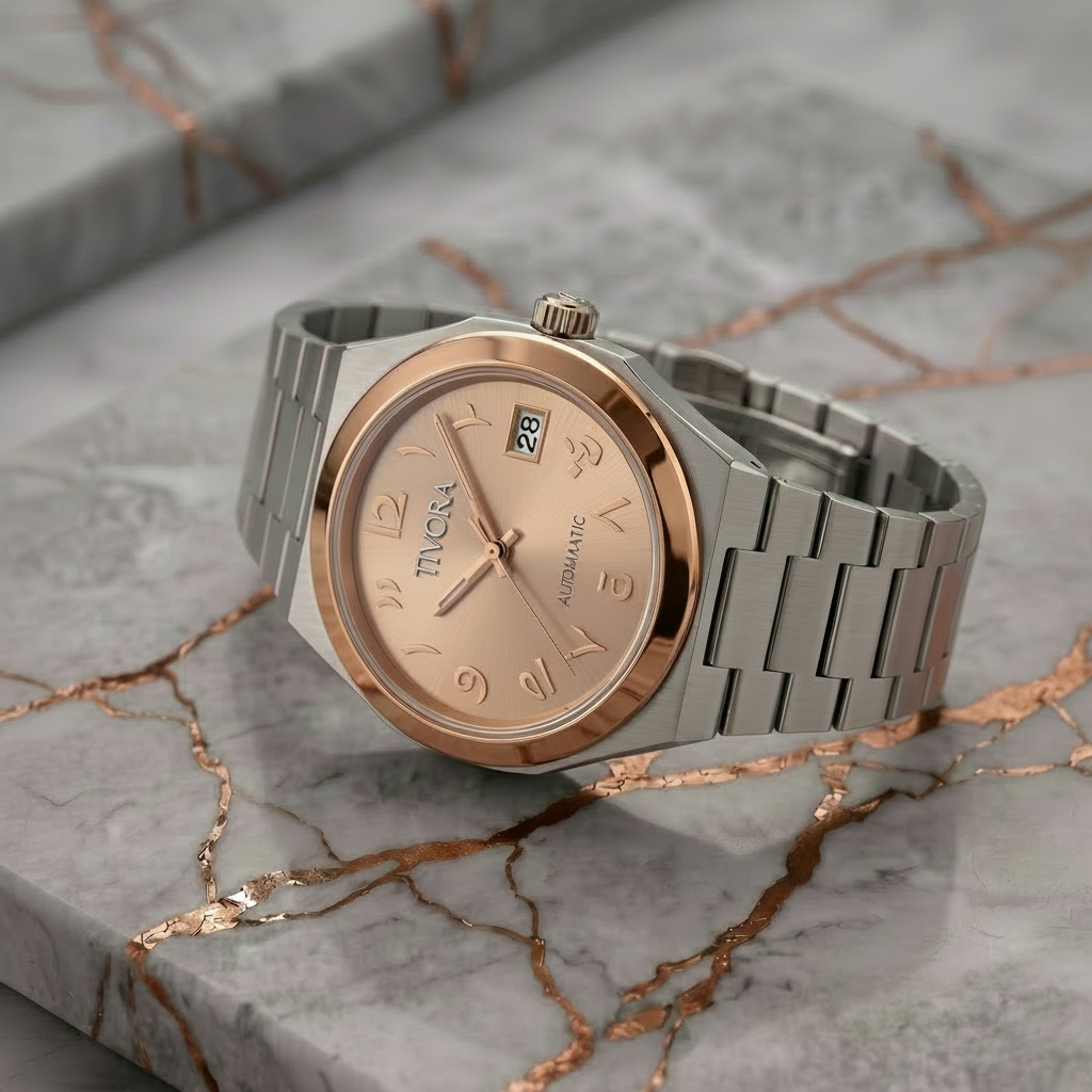 Élan Two Tone Steel Onyx Dial