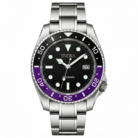 EQUINOX Two Tone Steel Onyx Dial