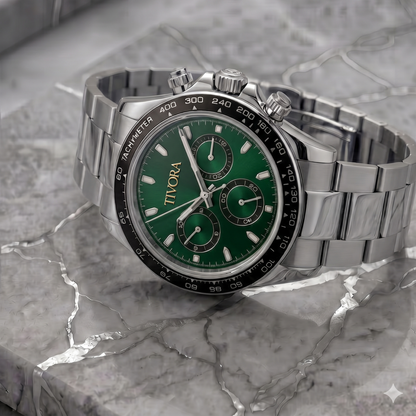 Veyron Argent Steel Irish Emerald Dial