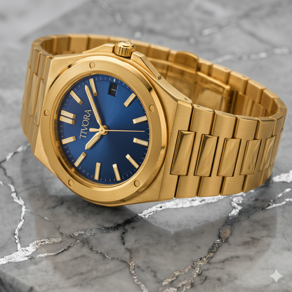 Vertex Aurelius Steel Azure Dial