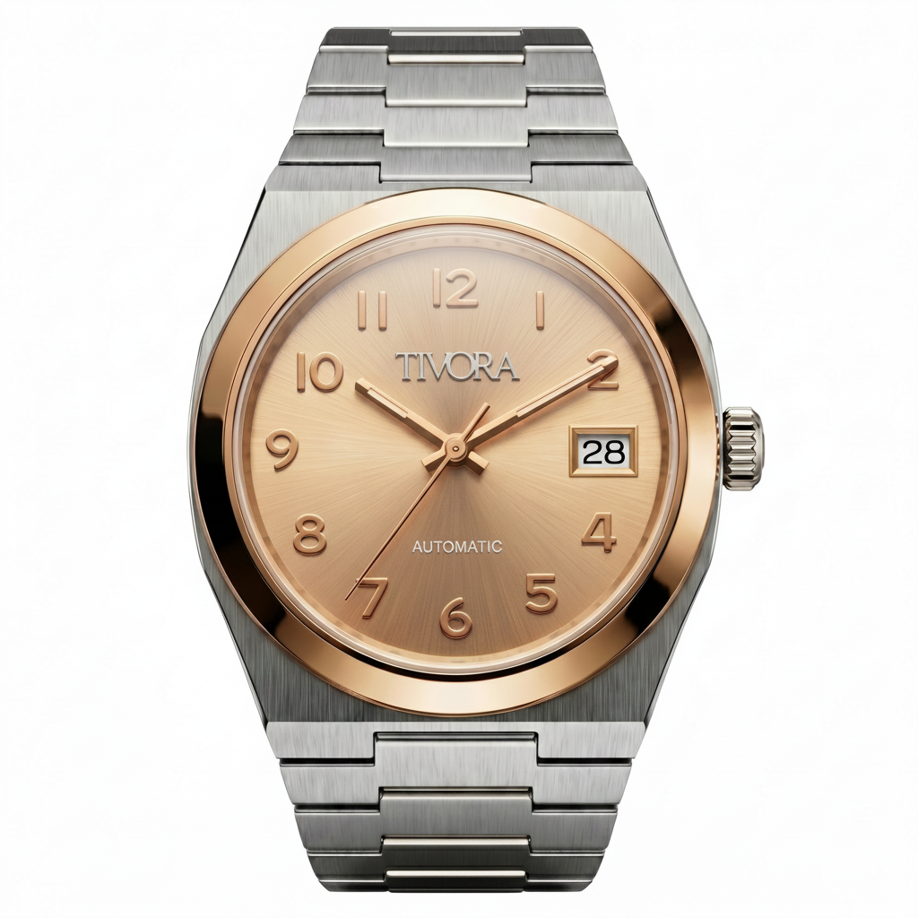 Élan Two Tone Steel Onyx Dial