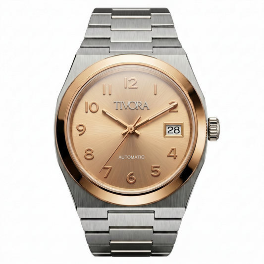 Élan Two Tone Steel Onyx Dial