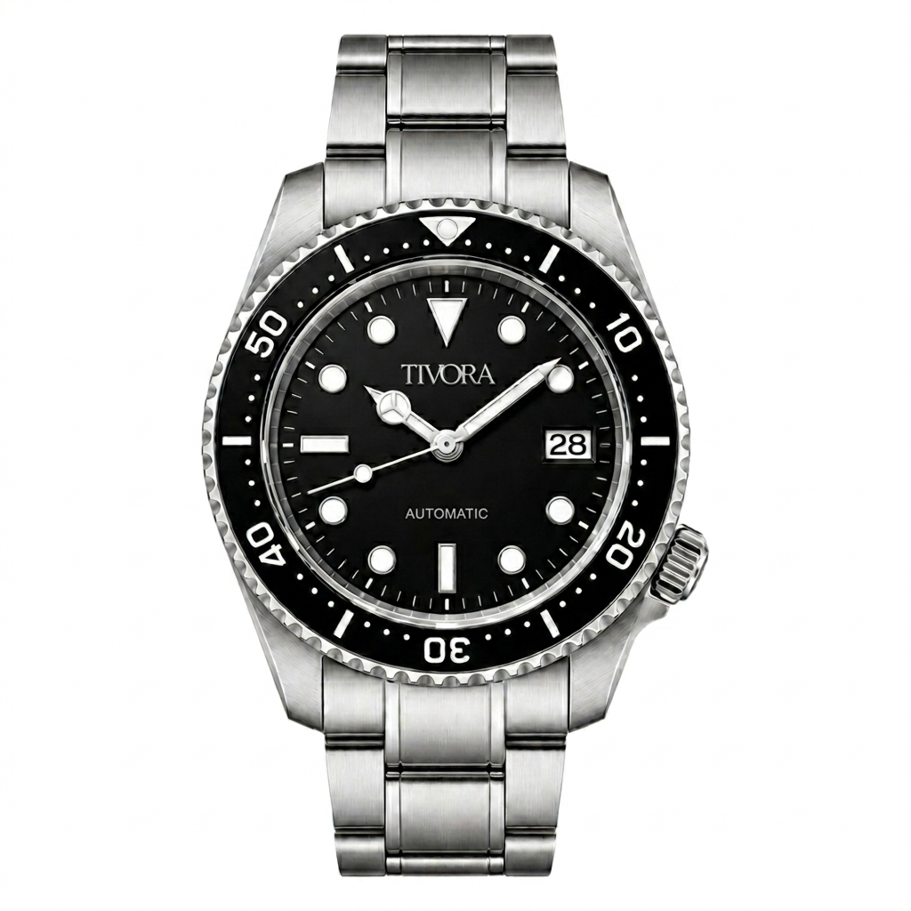 EQUINOX Argent Steel Diver Dial