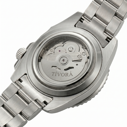 Meridian Argent Steel Diver Dial