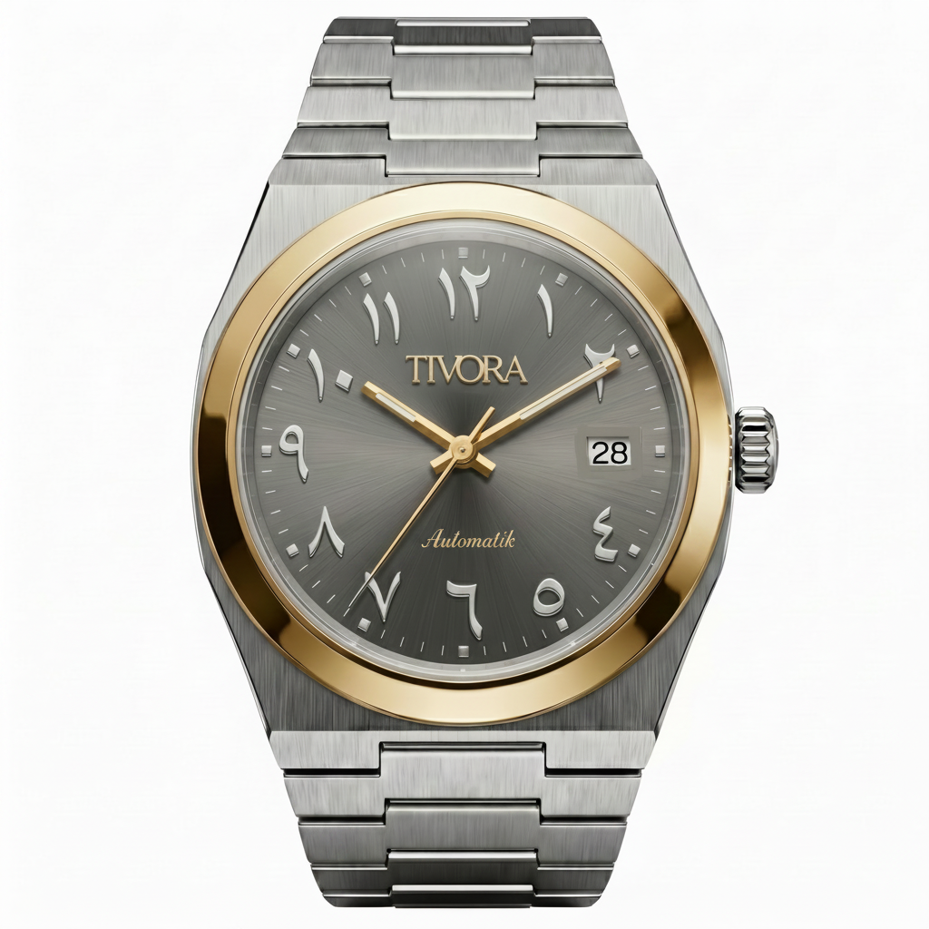 Élan Two Tone Steel Grey Dial