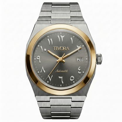 Élan Two Tone Steel Grey Dial