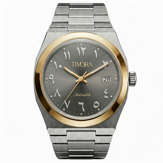Élan Two Tone Steel Grey Dial